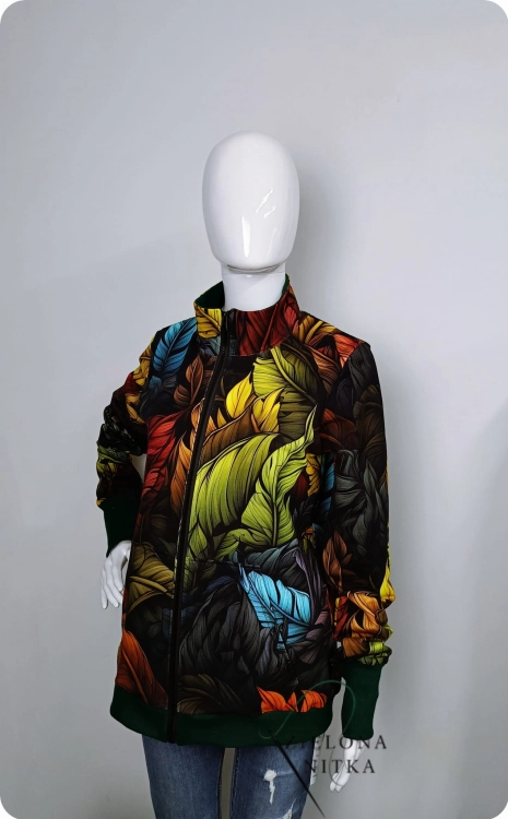 Bluza damska rozpinana z stójką IMMERSE OF AUTUMN