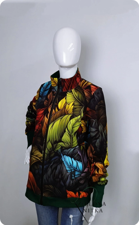 Bluza damska rozpinana z stójką IMMERSE OF AUTUMN