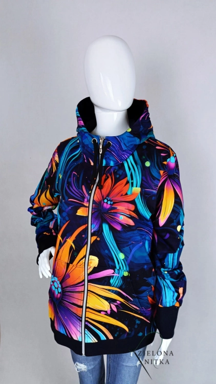 Bluza damska rozpinana z kapturem HYPNITIC
