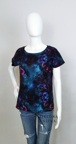 T-shirt damski DORA OGRÓD NOCĄ