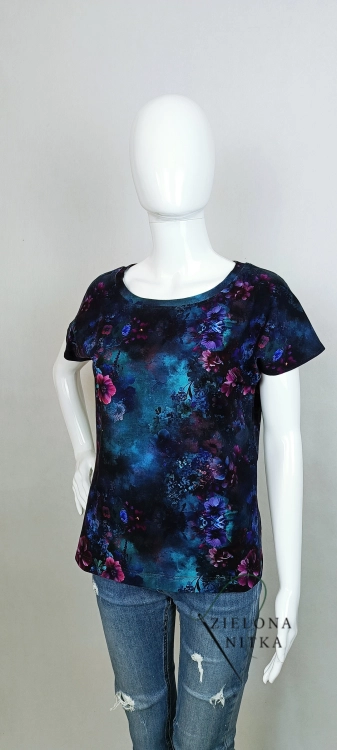 T-shirt damski DORA OGRÓD NOCĄ