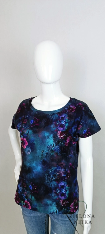 T-shirt damski DORA OGRÓD NOCĄ