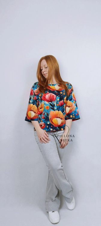 T-shirt damski CHILL NIEBIAŃSKI OGRÓD