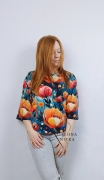 T-shirt damski CHILL NIEBIAŃSKI OGRÓD