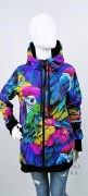 Bluza damska rozpinana z kapturem PAPUGI