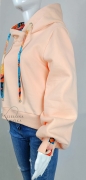 Bluza damska z kapturem SELIN PEACH FUZZ