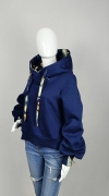 Bluza damska z kapturem SELIN GRANATOWA
