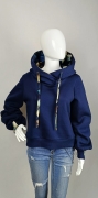 Bluza damska z kapturem SELIN GRANATOWA