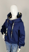 Bluza damska z kapturem SELIN GRANATOWA