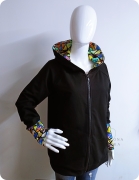 Bluza damska z kapturem czarna rozm S