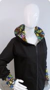 Bluza damska z kapturem czarna rozm S