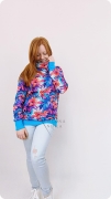 Bluza damska z kominem WIOLA LILIE