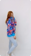 Bluza damska z kominem WIOLA LILIE