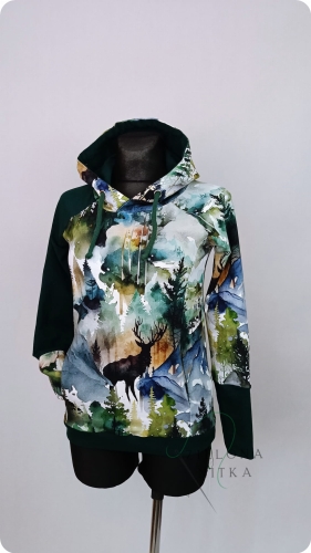 Bluza damska z kapturem GÓRY