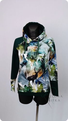Bluza damska z kapturem GÓRY