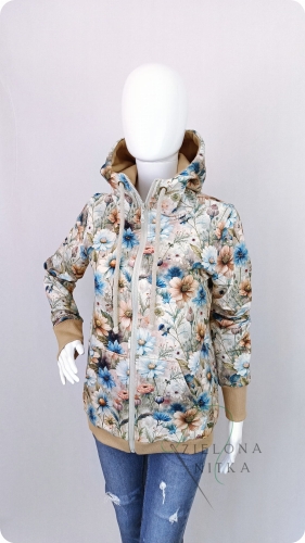 Bluza damska rozpinana z kapturem MARZENIE