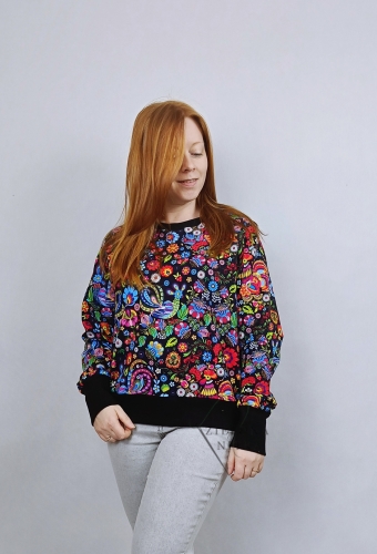 Bluza damska NURI WZÓR ŁOWICKI