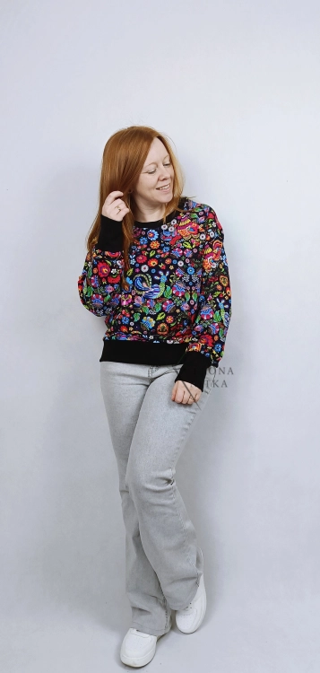 Bluza damska NURI WZÓR ŁOWICKI