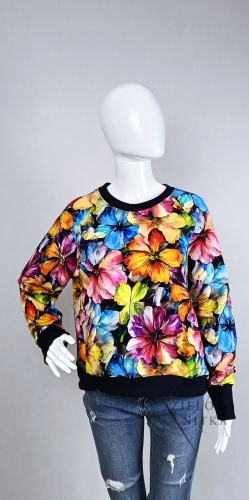 Bluza damska NURI KWIATY AKWARELA