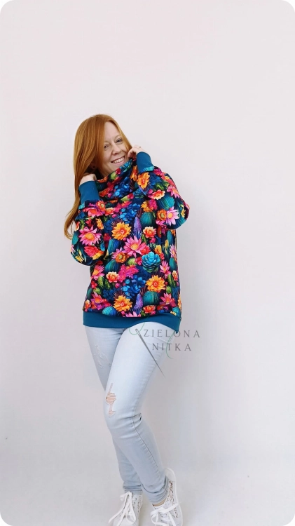 Bluza damska WIOLA kaktusy