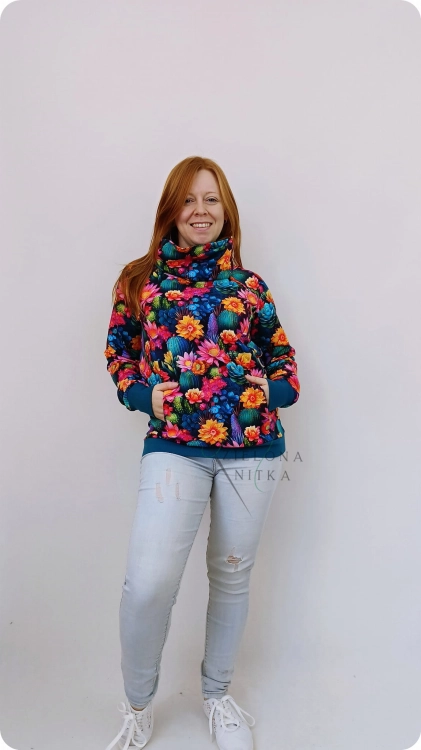 Bluza damska WIOLA kaktusy