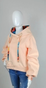 Bluza damska z kapturem SELIN PEACH FUZZ