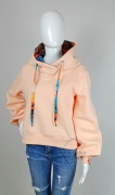 Bluza damska z kapturem SELIN PEACH FUZZ