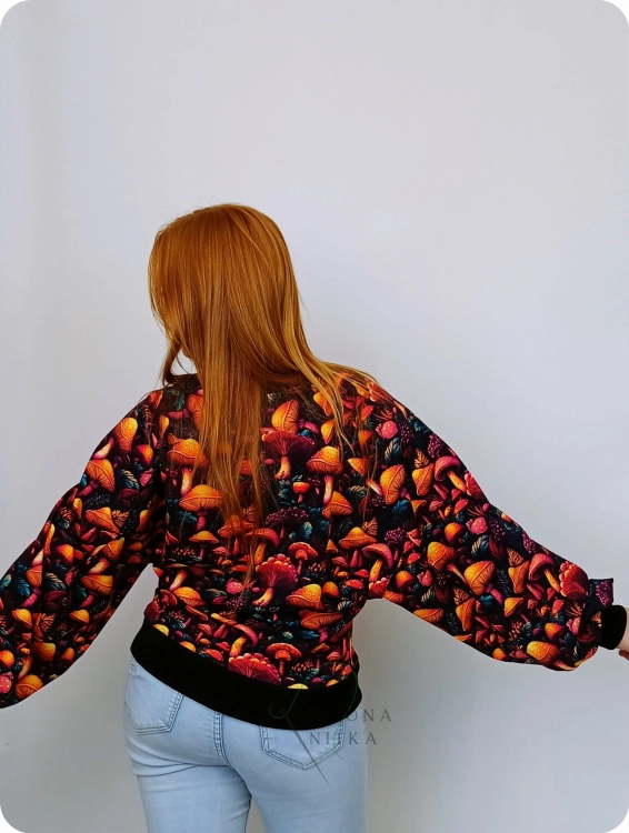 Bluza damska LOVA Grzyby leśne ROZM S