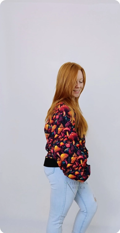 Bluza damska LOVA Grzyby leśne ROZM S