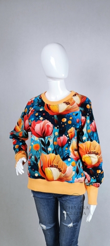 Bluza damska NURI NIEBIAŃSKI OGRÓD