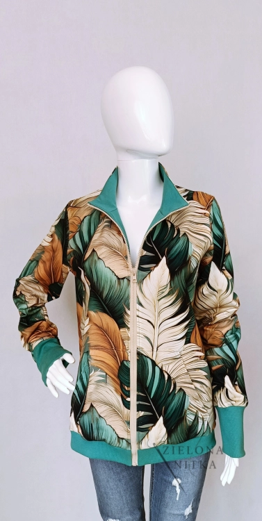 Bluza damska rozpinana z stójką WYBÓR WZORU/ KOLORU