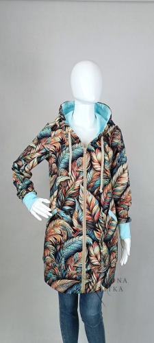 Bluza damska na zamek z kapturem BOHO MARGO