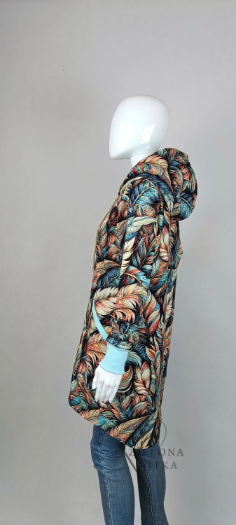 Bluza damska na zamek z kapturem BOHO MARGO