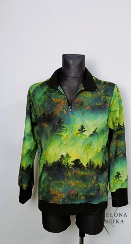 Bluza męska ze stójką LAS