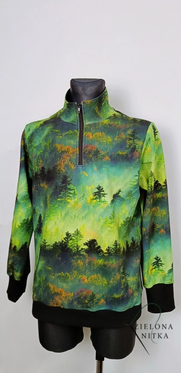 Bluza męska ze stójką LAS