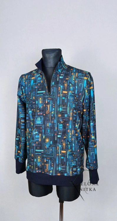 Bluza męska ze stójką CYBERCITY