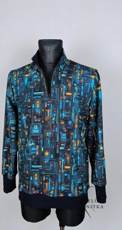 Bluza męska ze stójką CYBERCITY