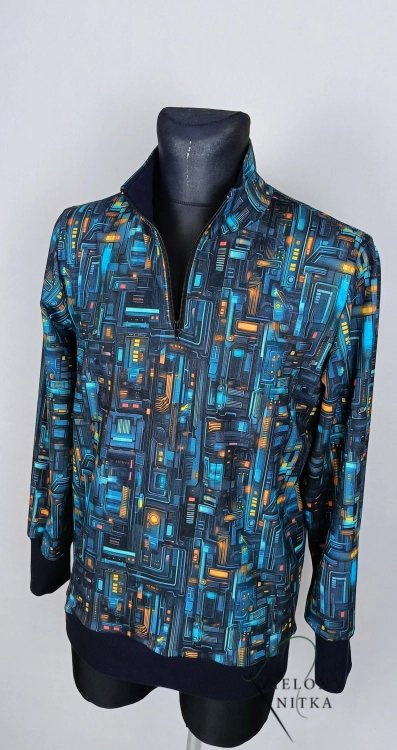 Bluza męska ze stójką CYBERCITY