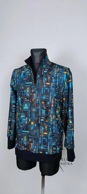 Bluza męska ze stójką CYBERCITY