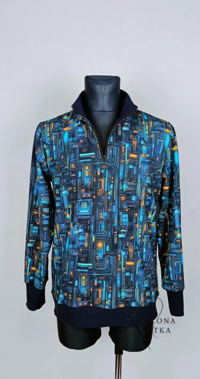 Bluza męska ze stójką CYBERCITY