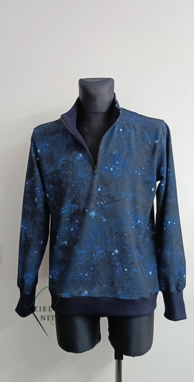 Bluza męska ze stójką GALAKTYKA