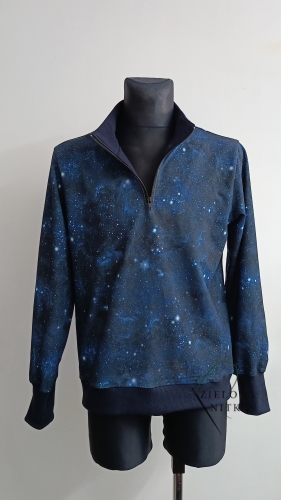 Bluza męska ze stójką GALAKTYKA