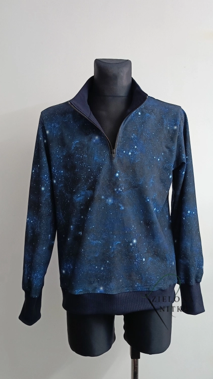 Bluza męska ze stójką GALAKTYKA