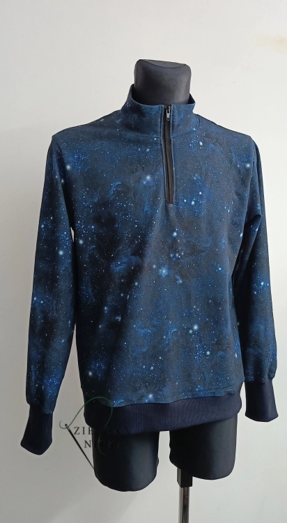 Bluza męska ze stójką GALAKTYKA