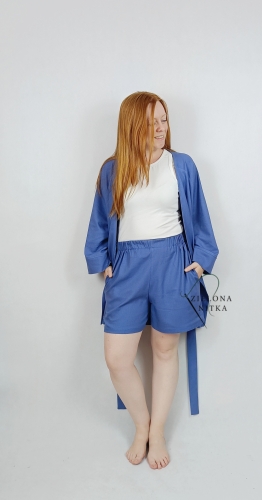 Krótkie spodnie Damskie lniane jeans